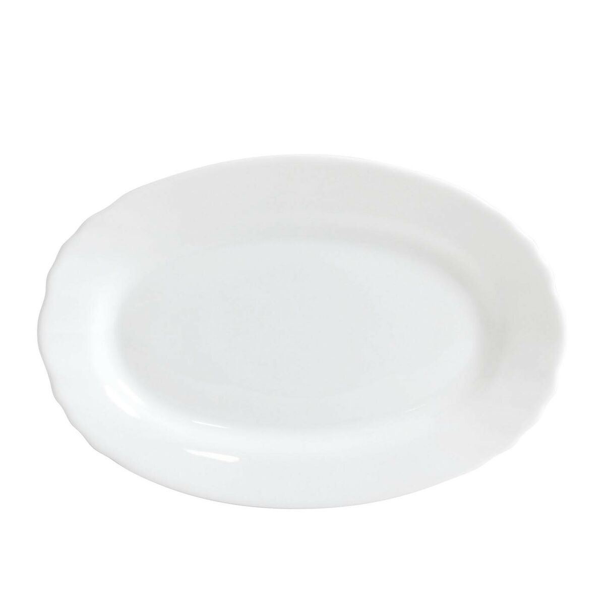 Platou pentru Servire Bormioli Ebro Sticlă Oval 23 x 15,5 x 2,1 cm (24 Unități)