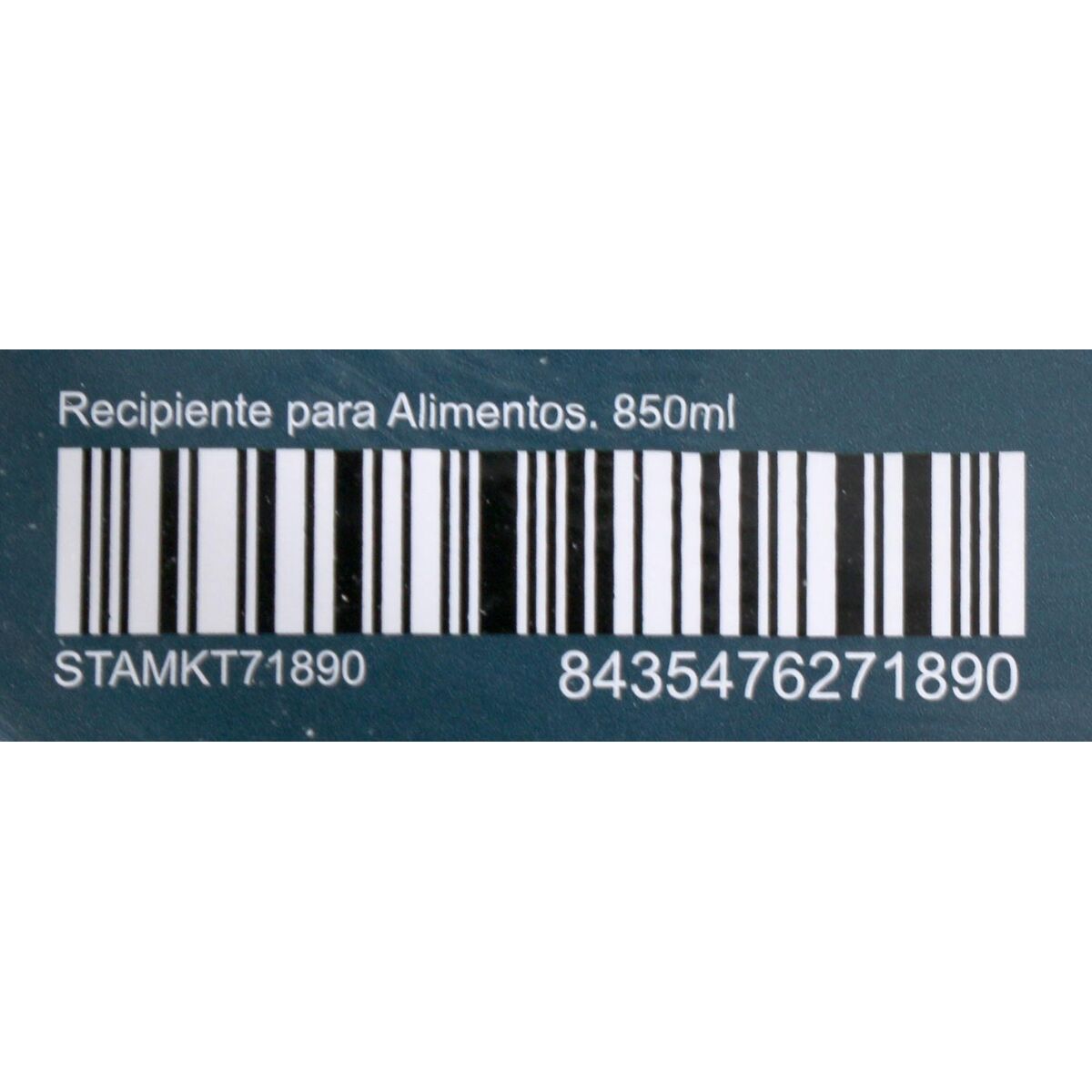 Cutie pentru prânz ermetică Santa Clara Gri 850 ml (4 Unități)