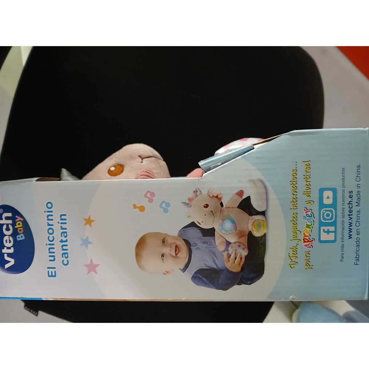 Jucărie de Pluș cu Sunet Unicorn Vtech (ES) (20 x 28 x 12 cm)