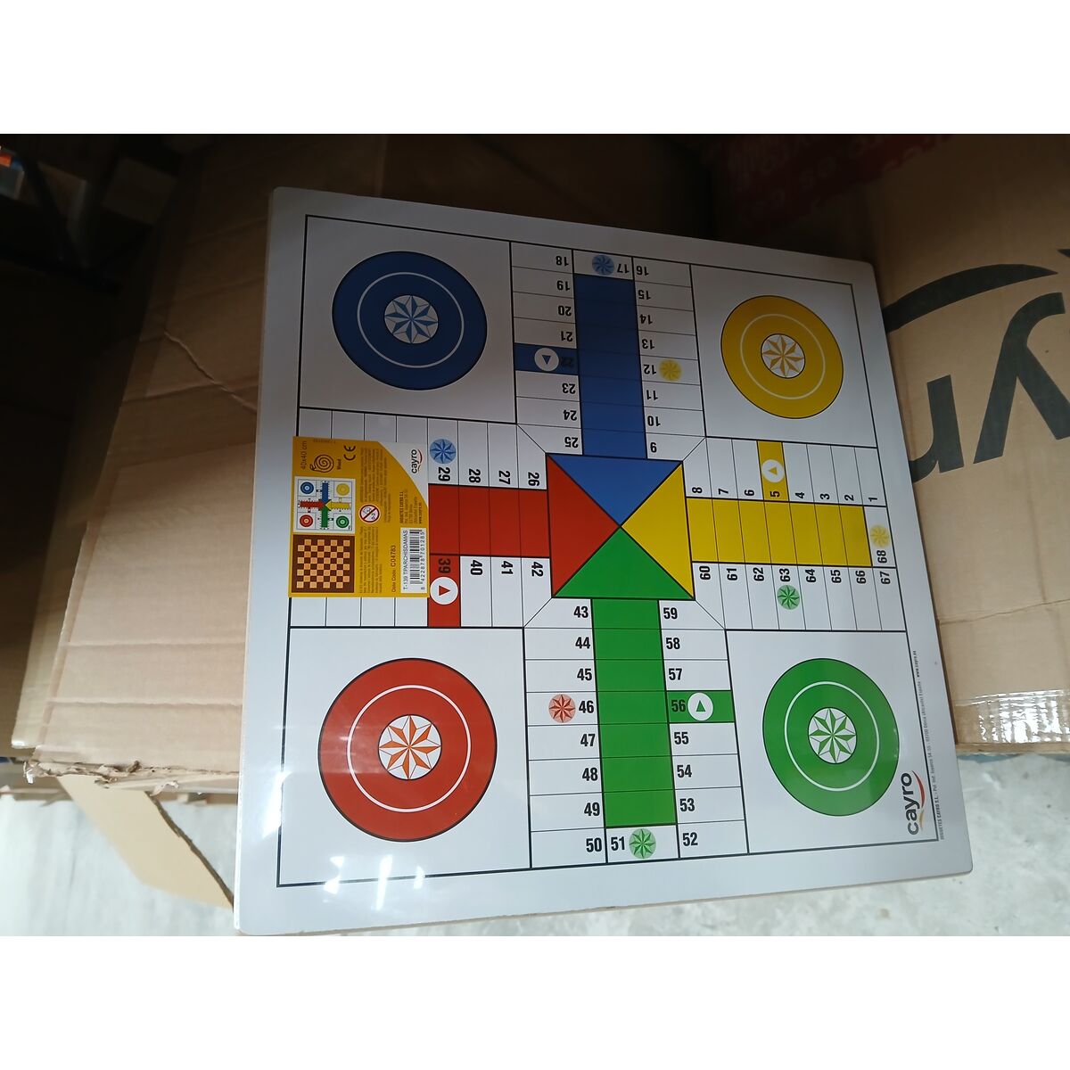 Tablă de Parchis, Șah și Dame Cayro T-139 (40 x 40 cm) 40 x 40 cm