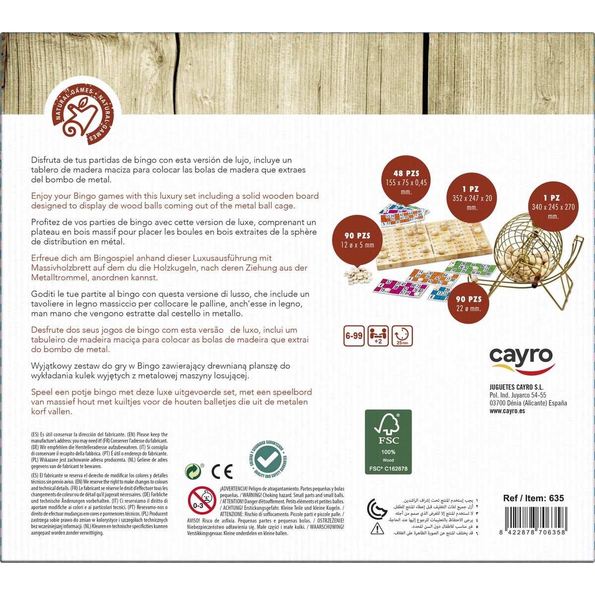 Bingo Cayro 635 Lemn