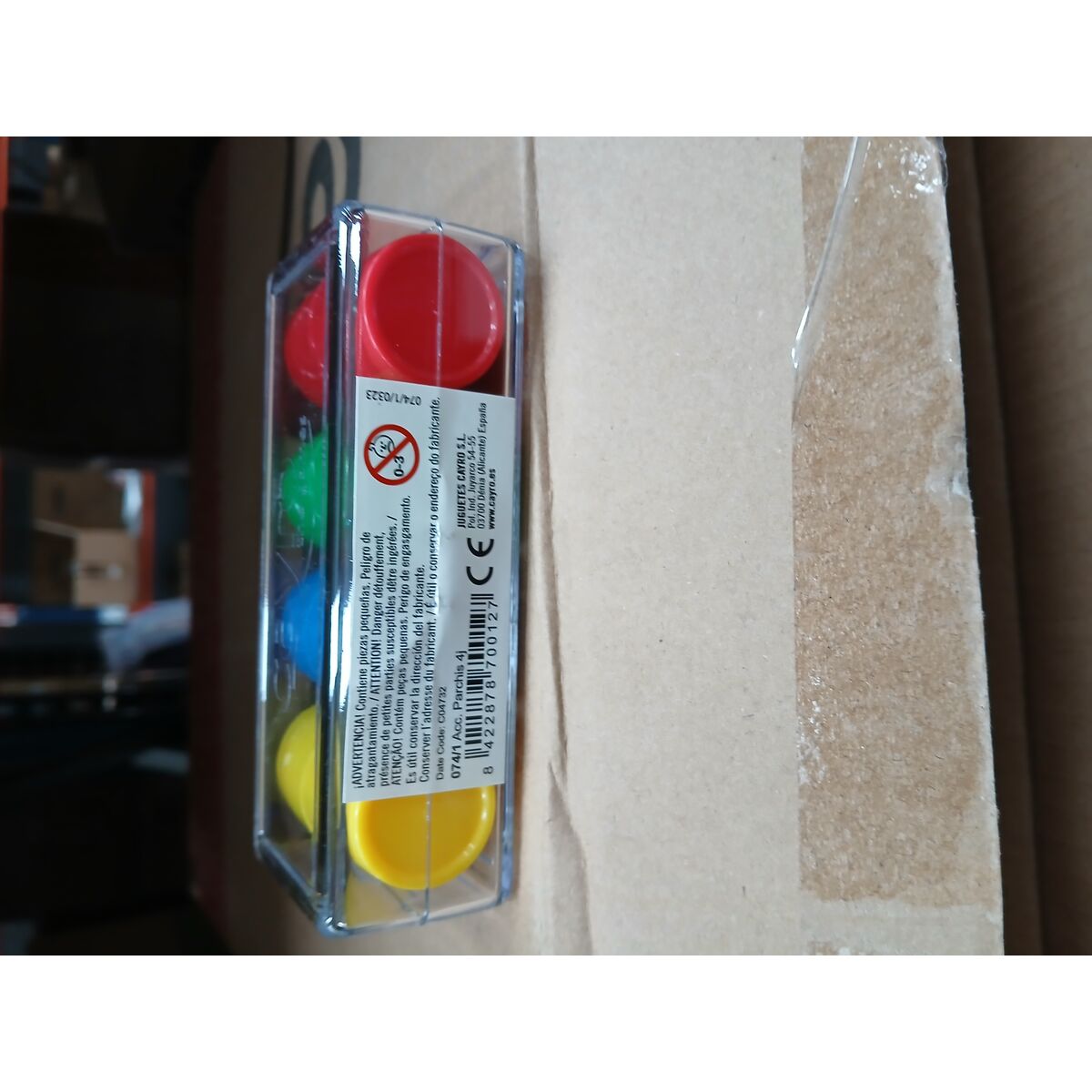 Pahare cu Jetoane de Parchís Cayro