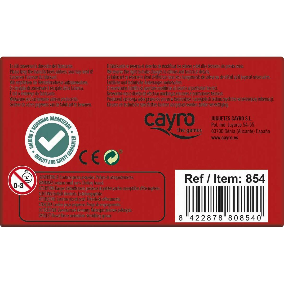 Joc de Masă Jacks Cayro