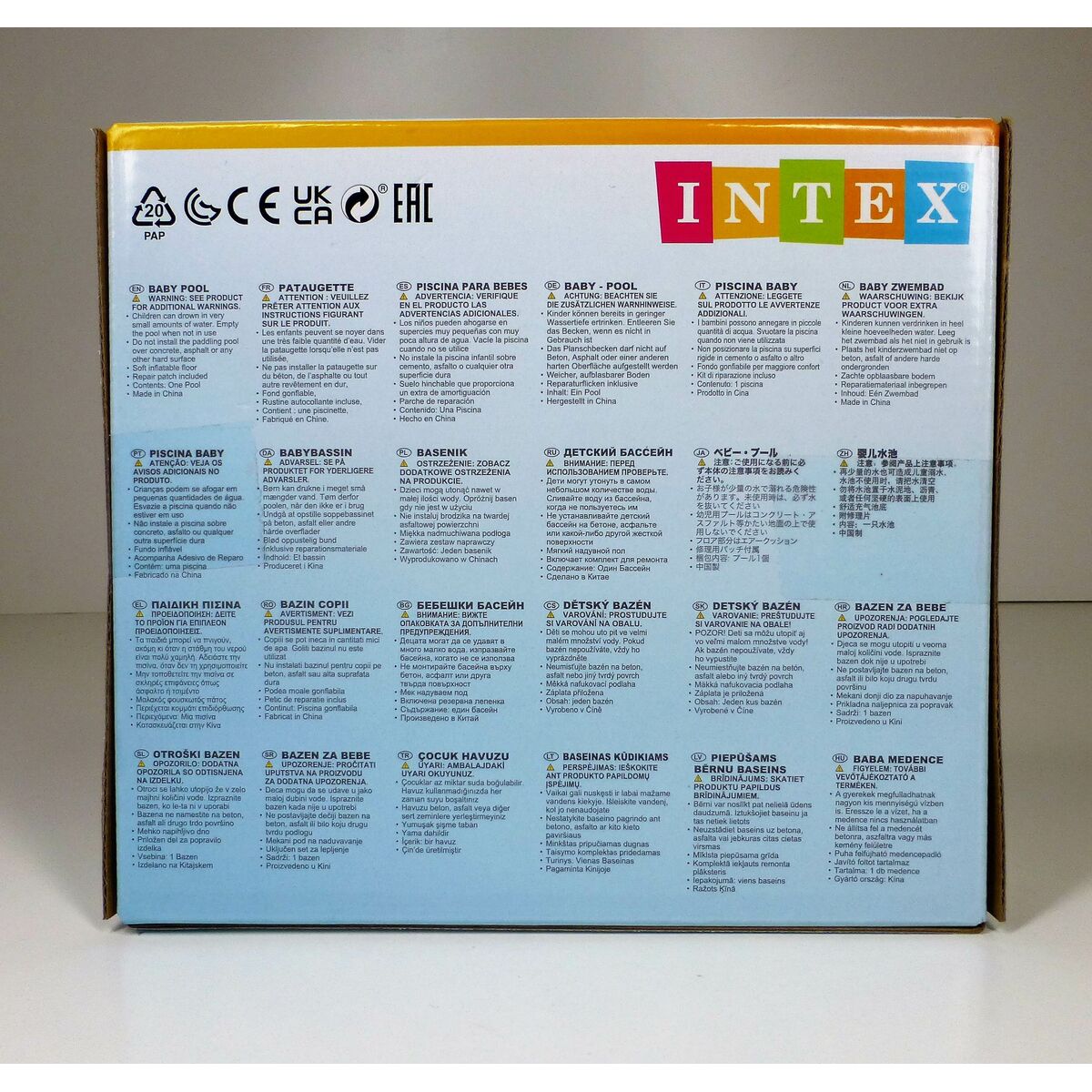 Piscină Gonflabilă Intex 57106EP-OK (61 x 22 cm) animale 100 % PVC 61 x 22 cm