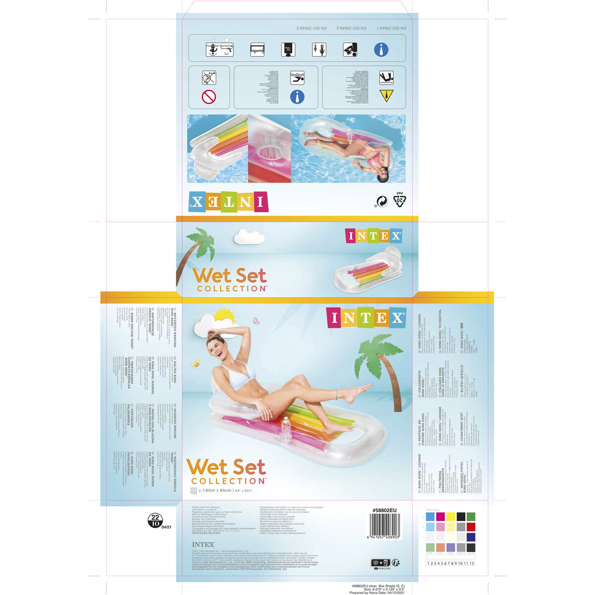 Saltea gonflabilă Intex 58802 (160 x 85)