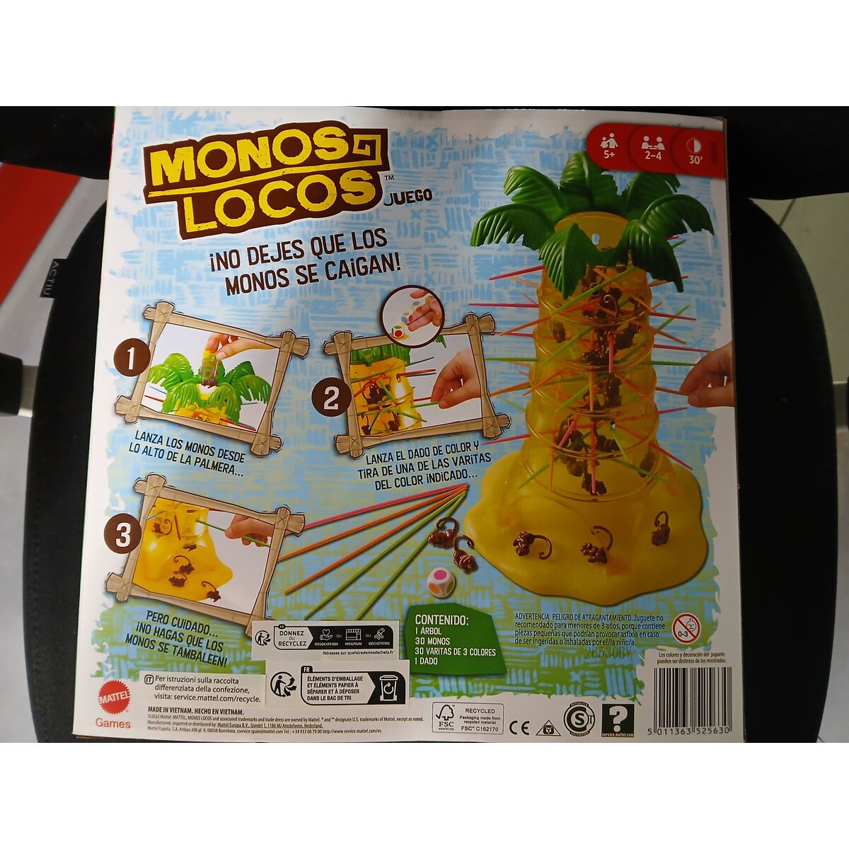 Joc de Masă Monos Locos Mattel 52563