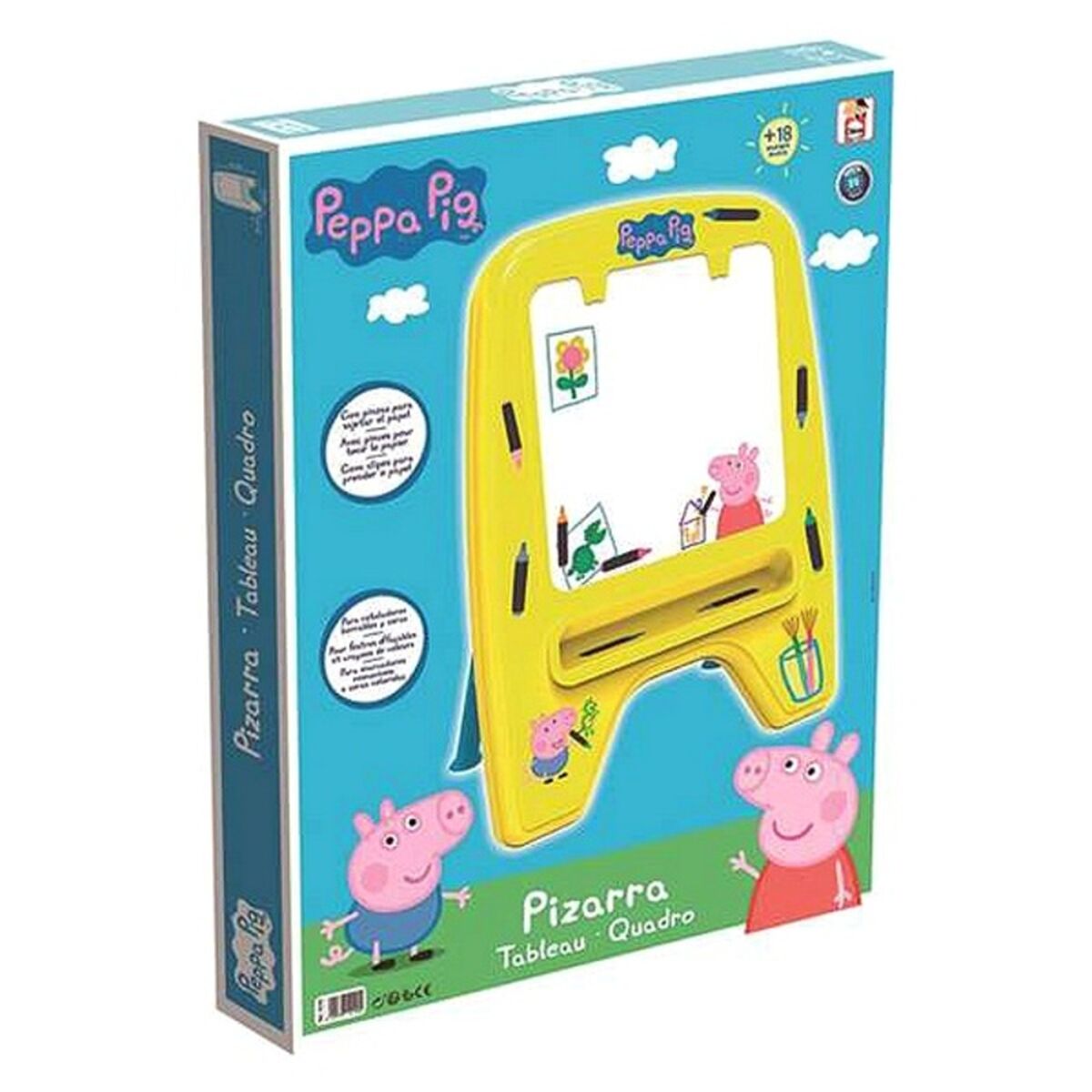 Tablă Magică Peppa Pig 52199 Galben 59 x 33 x 75 cm (59 x 33 x 75 cm)