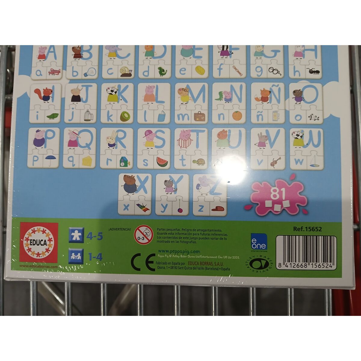 Joc Educativ El Abecedario Peppa Pig Educa 15652 (ES)