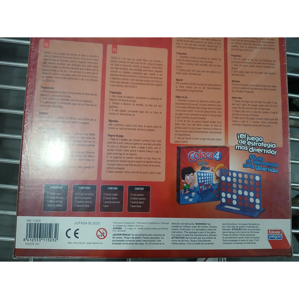 Joc de Masă Coloca 4 Falomir