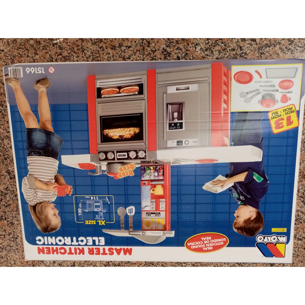 Bucătărie de Jucărie Moltó 15166 102 x 114 x 34 cm (102 x 114 x 34 cm)