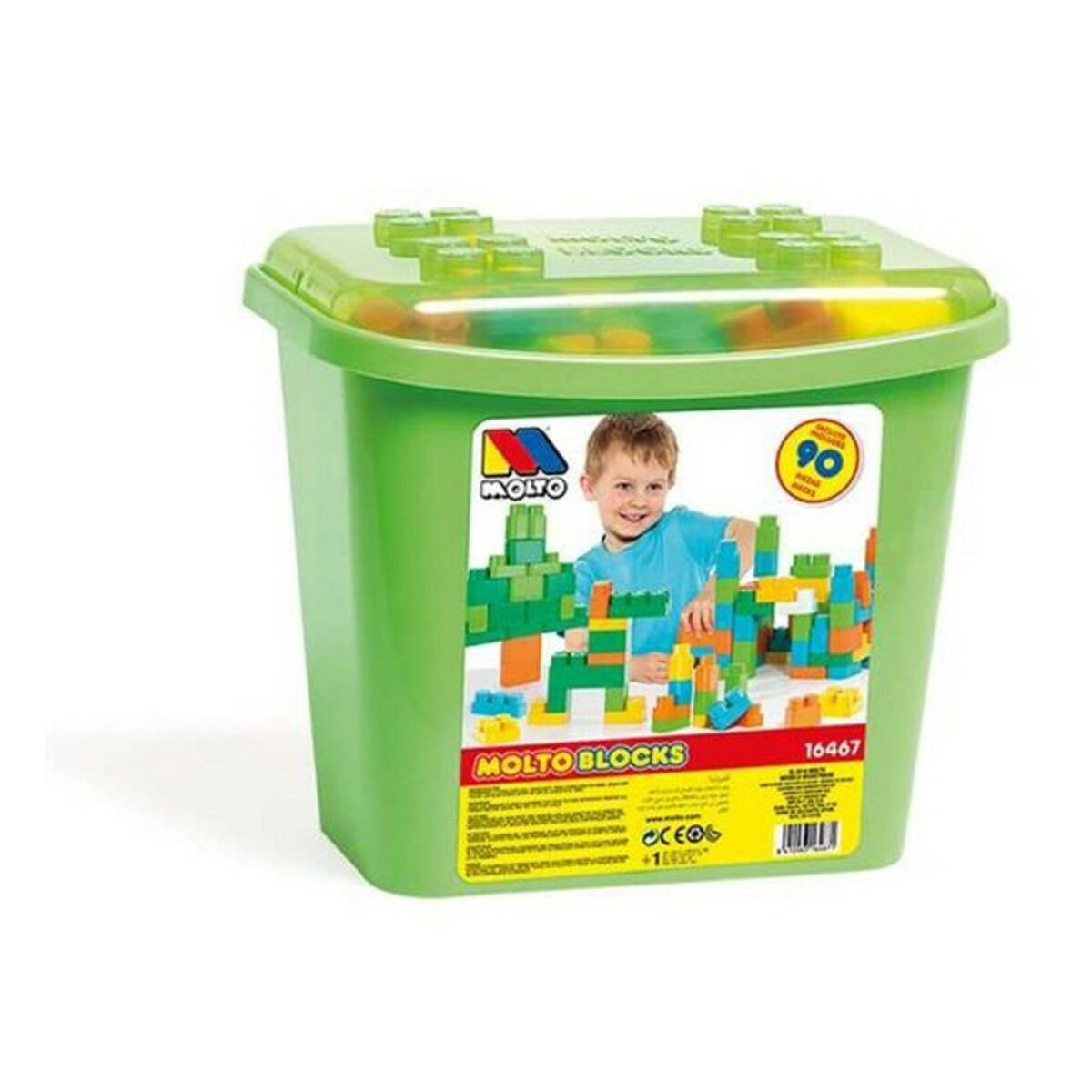 Joc de Construcții cu Plăci Moltó (90 pcs)
