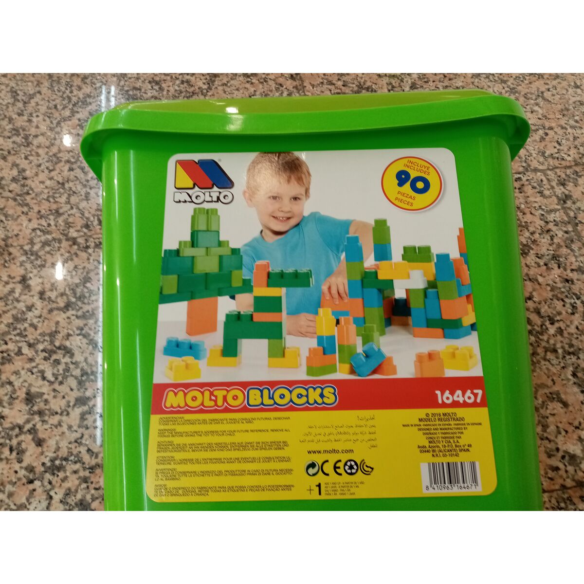 Joc de Construcții cu Plăci Moltó (90 pcs)