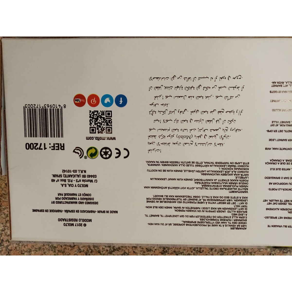 Triciclu Urban Trike Red Moltó (98 cm)