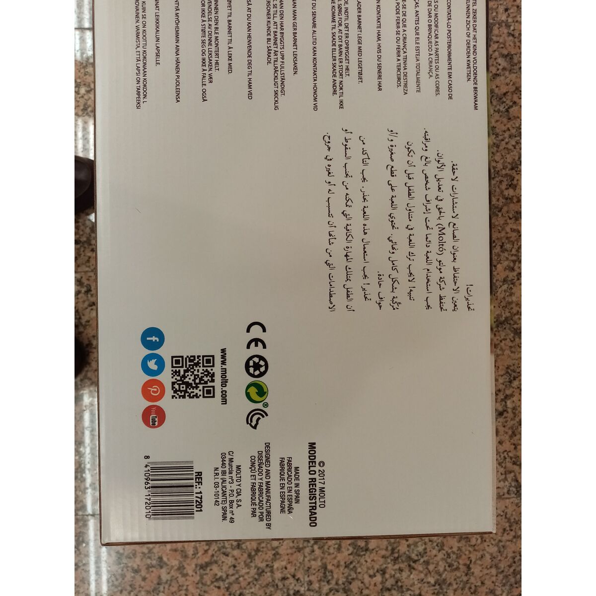 Triciclu Urban Trike Moltó 17201 98 cm Roz (98 cm)