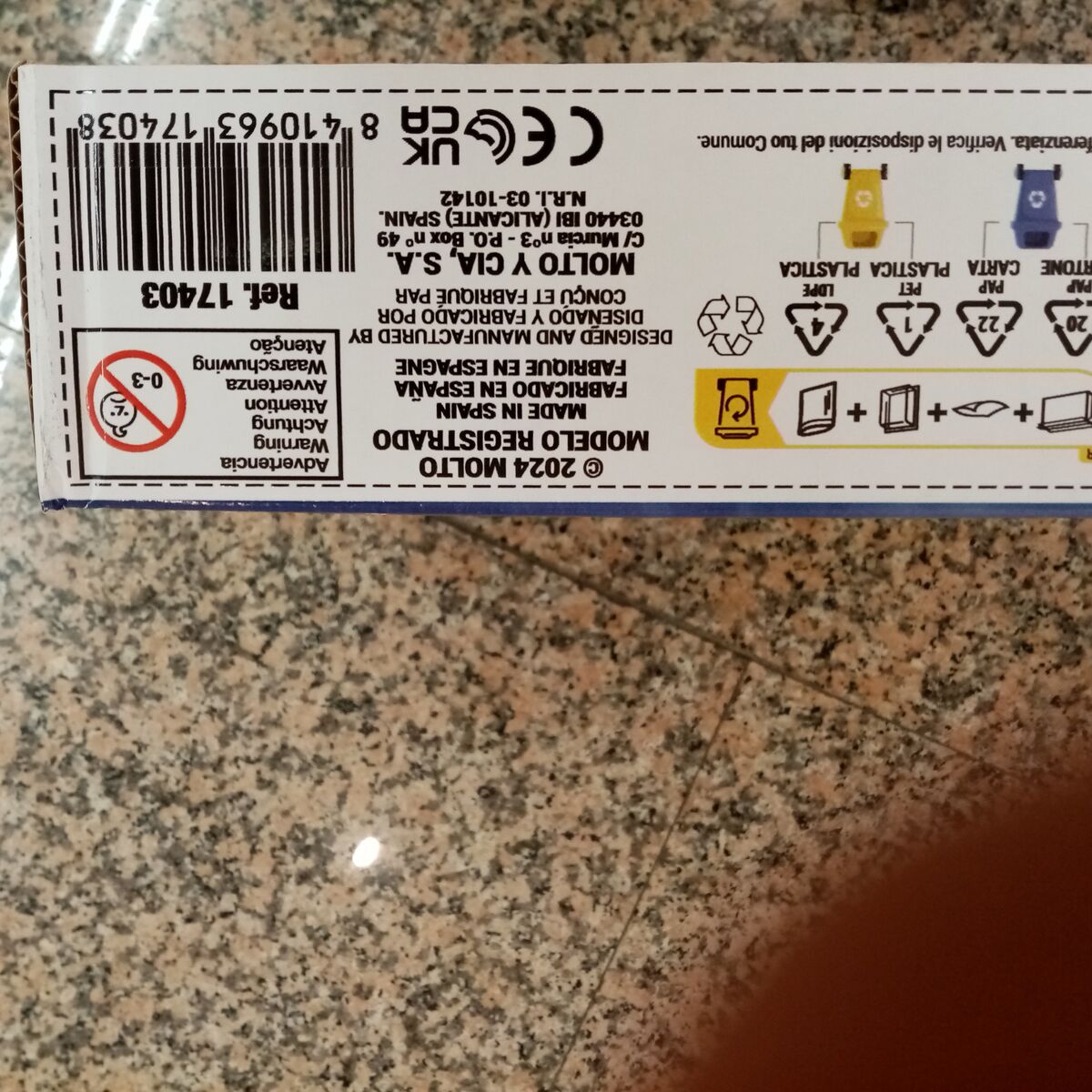 Garaj Parking cu Vehicule Moltó 17403 59 x 55 x 33 cm