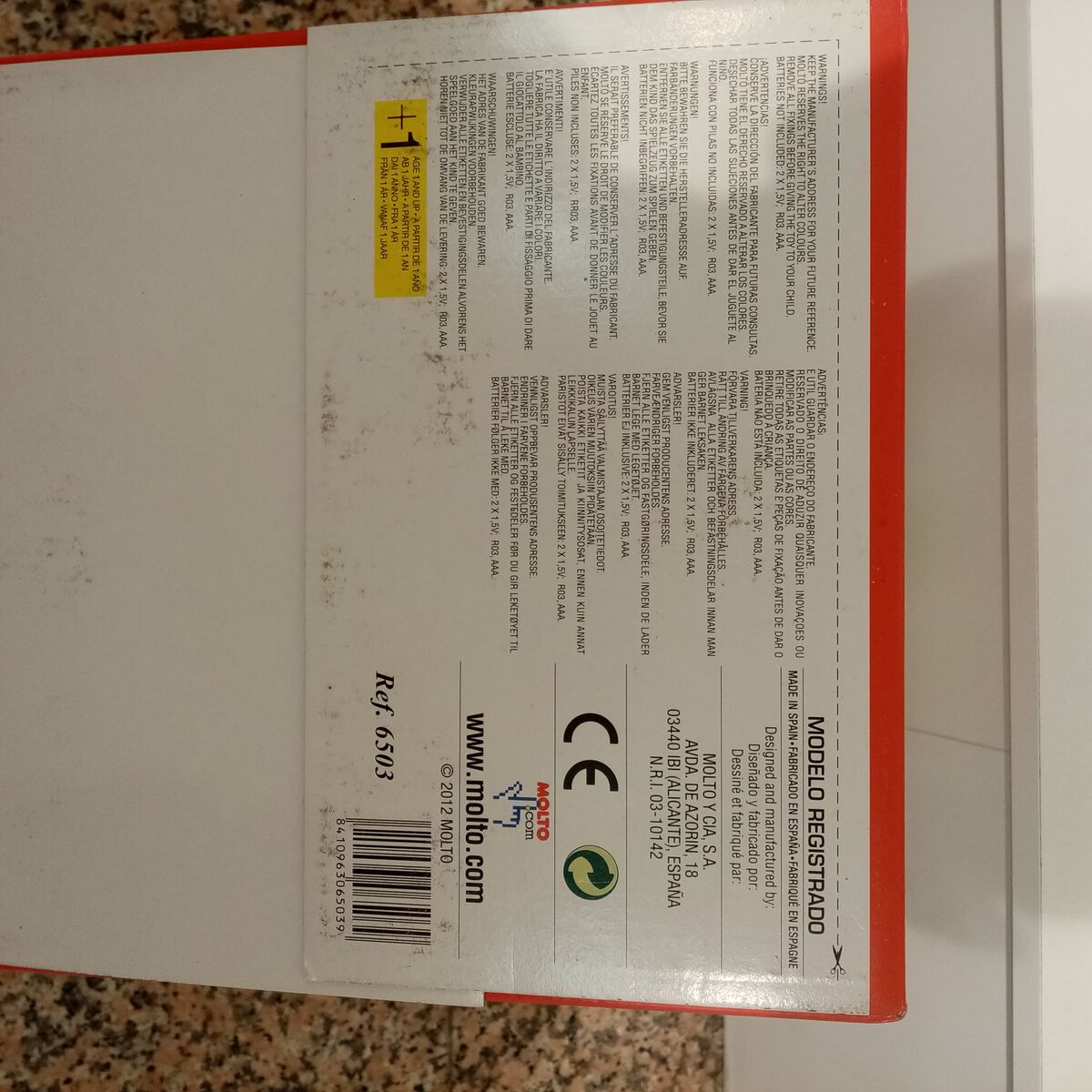 Jucărie interactivă Moltó Mushroom activities (40 cm)