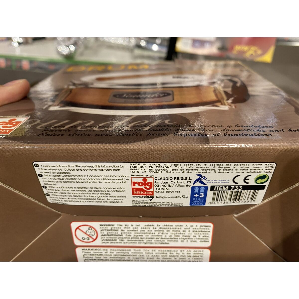 Jucărie muzicală Reig 733 Plastic (9 x 19 cm)