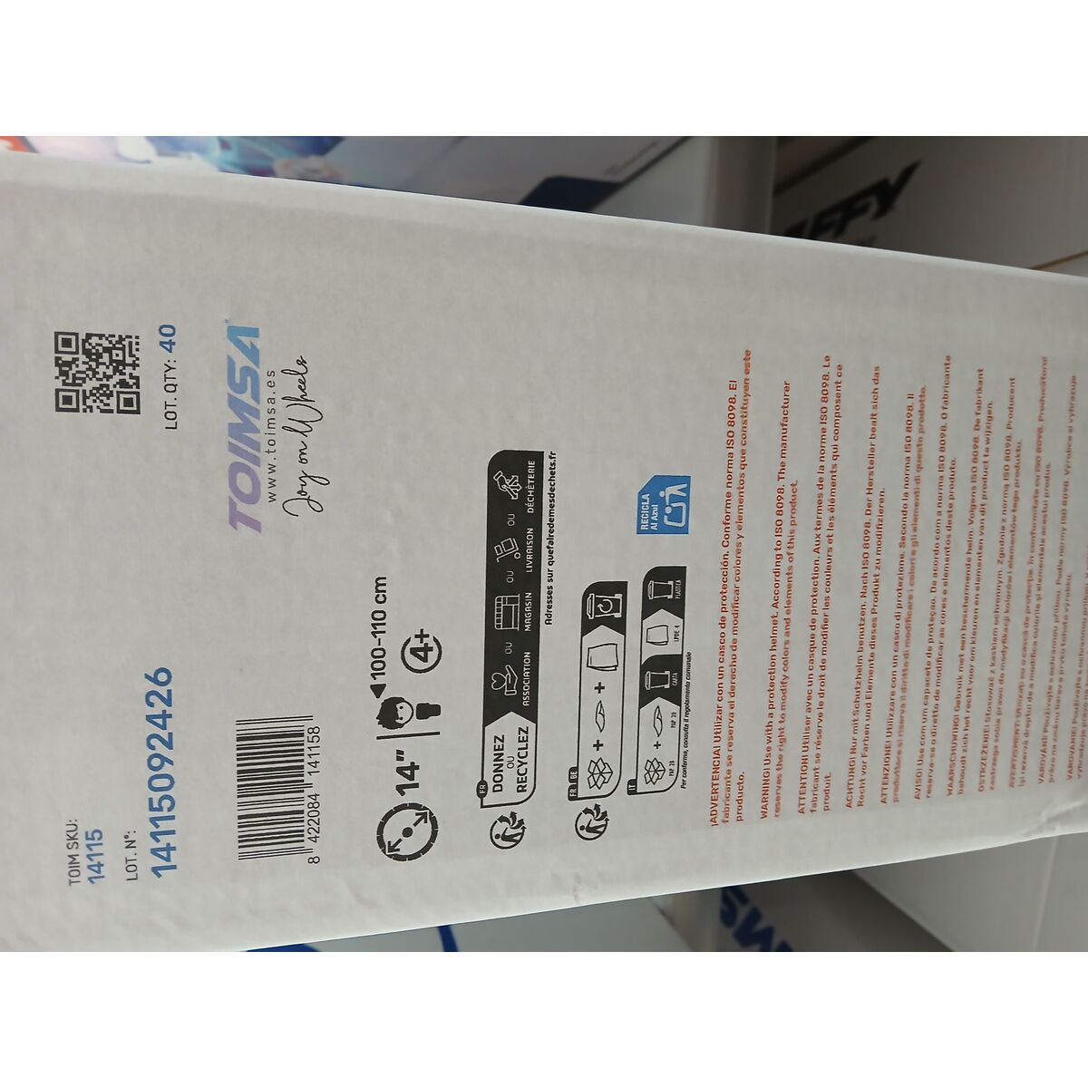 Bicicletă Blue Ice Toimsa   14" Albastru Negru