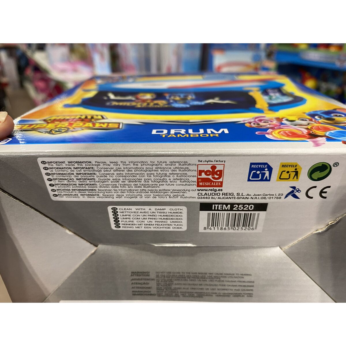 Cilindru The Paw Patrol 2520 8.50 x 19 x 19 cm