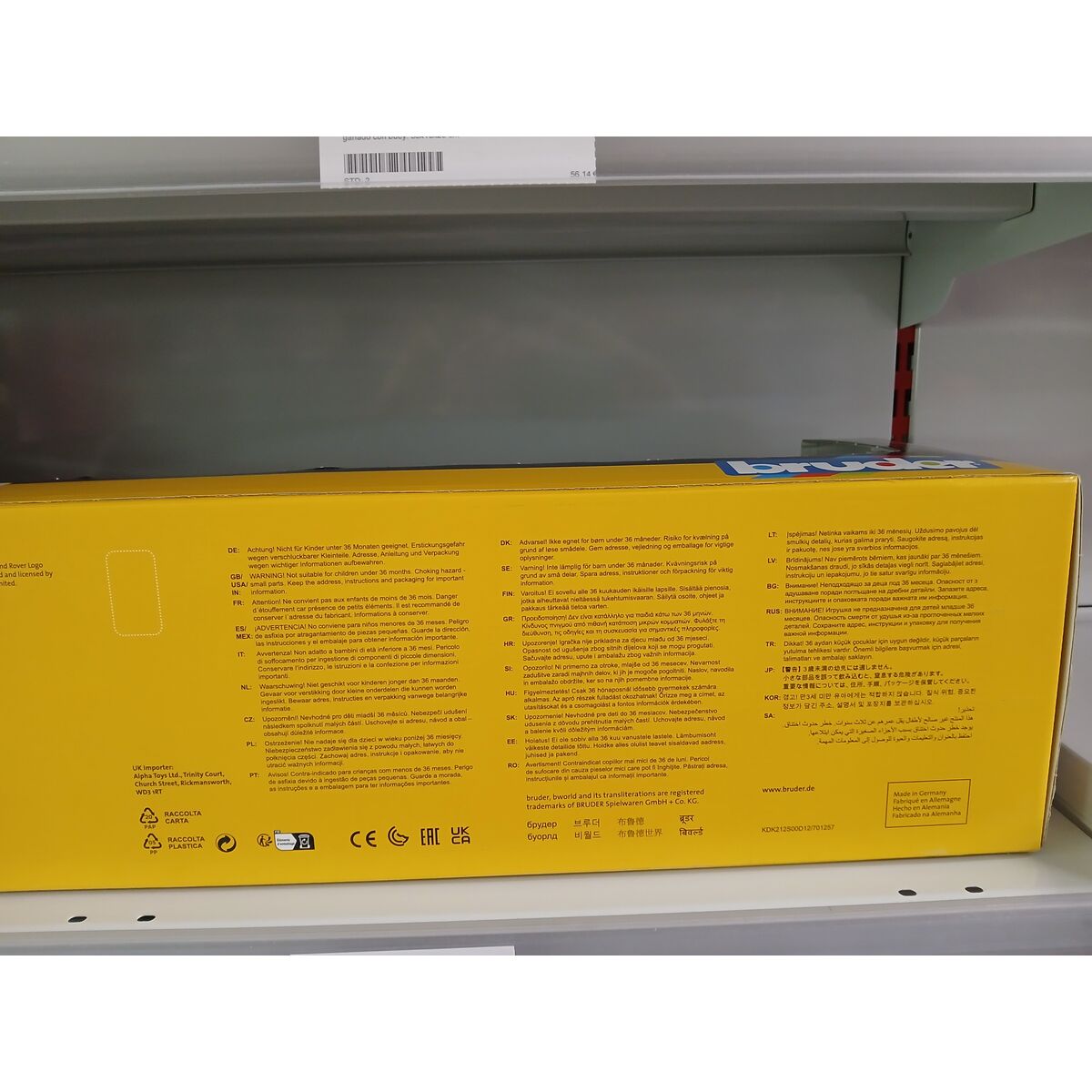 Set de Jucării cu Vehicule Bruder BR-02592 28 x 13,8 x 15,3 cm Verde