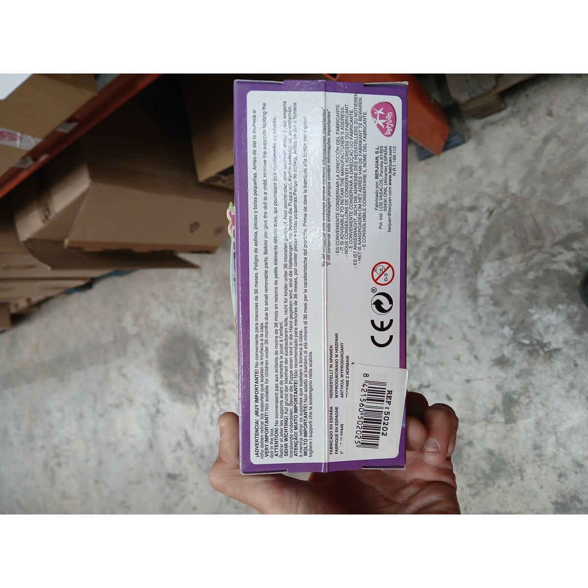 Jucărie de Pluș Mosquidolls Berjuan 50202 24 cm (24 cm)