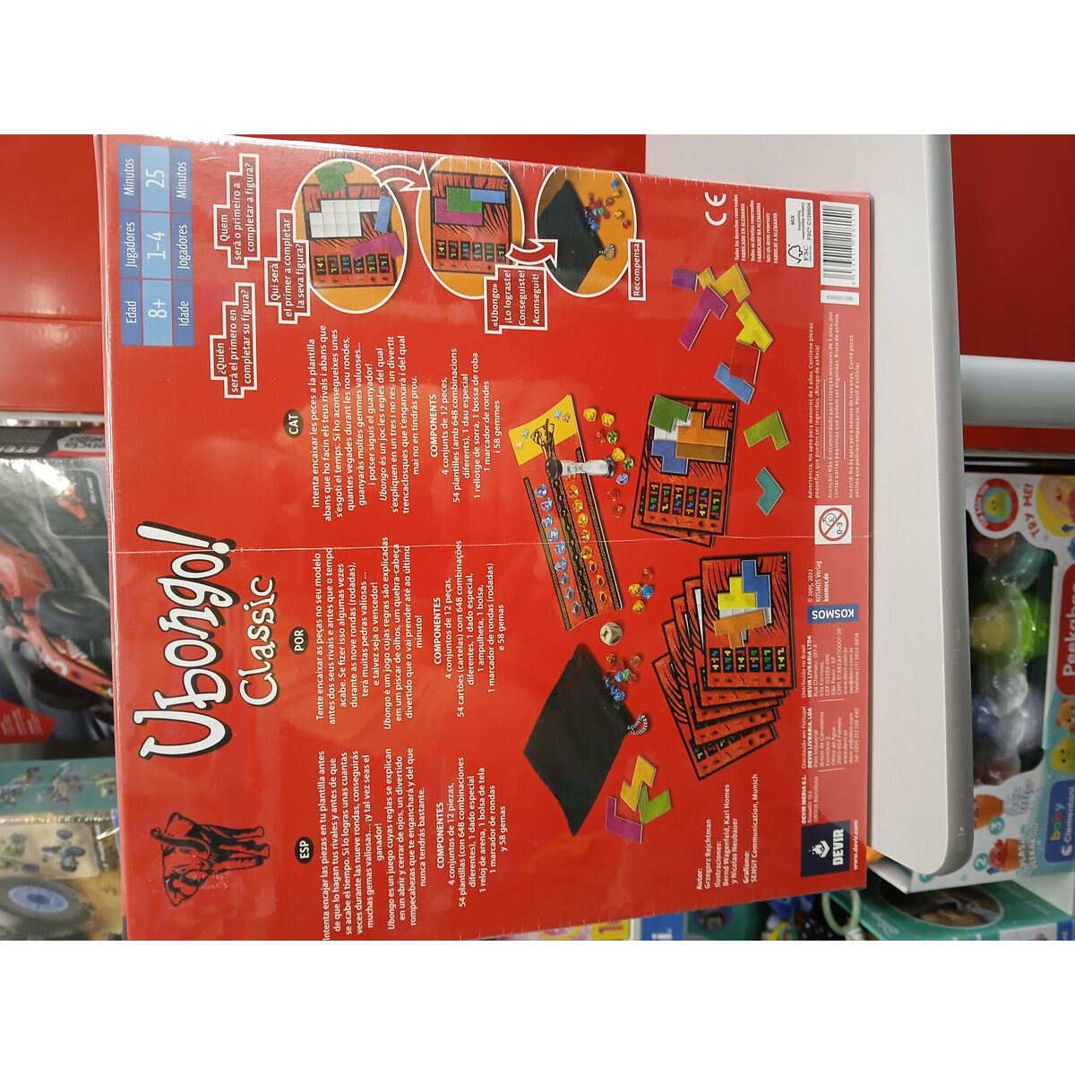 Joc de Masă Devir Ubongo 128 pcs