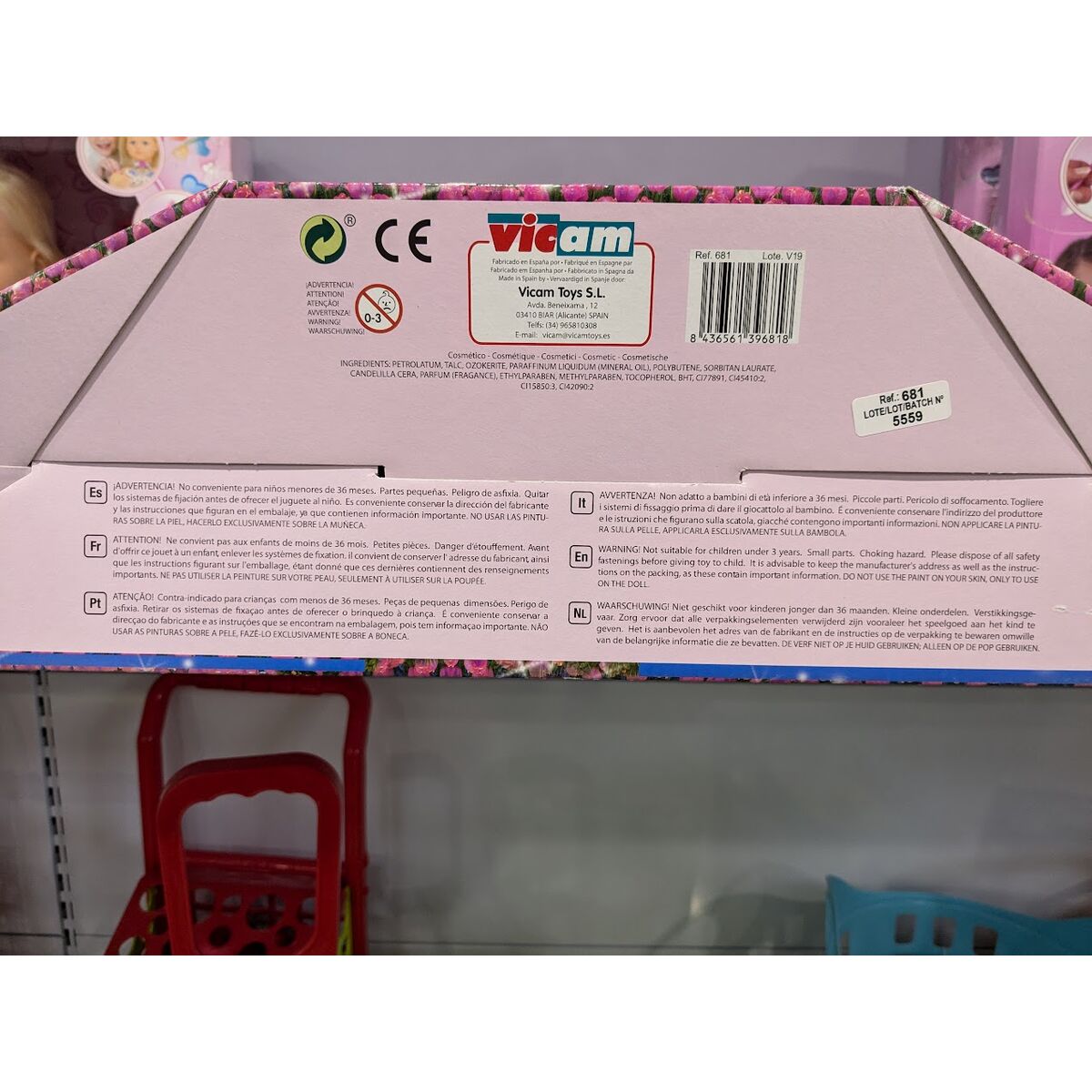 Păpușă pentru coafat Princesse My Hair Styling (54 x 14,5 x 38 cm)