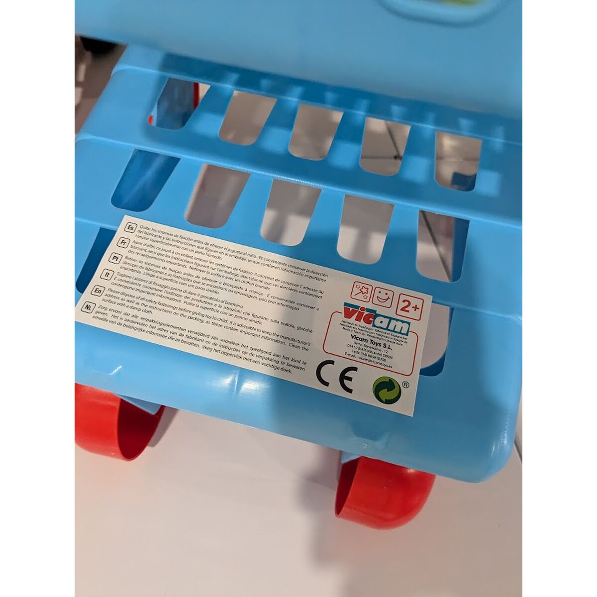 Cărucior de cumpărături Supermarket VIC00099 (43 x 34 x 53,5 cm)