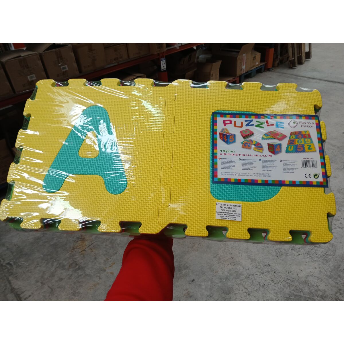 Puzzle pentru Copii Cauciuc Eva 14 pcs