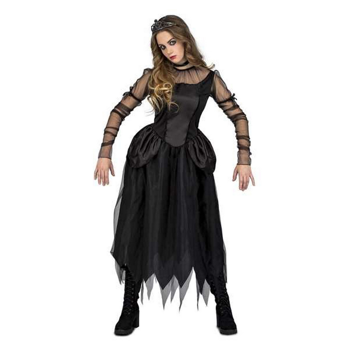 Costum Deghizare pentru Copii 5-6 Ani Negru gotica (3 Piese)