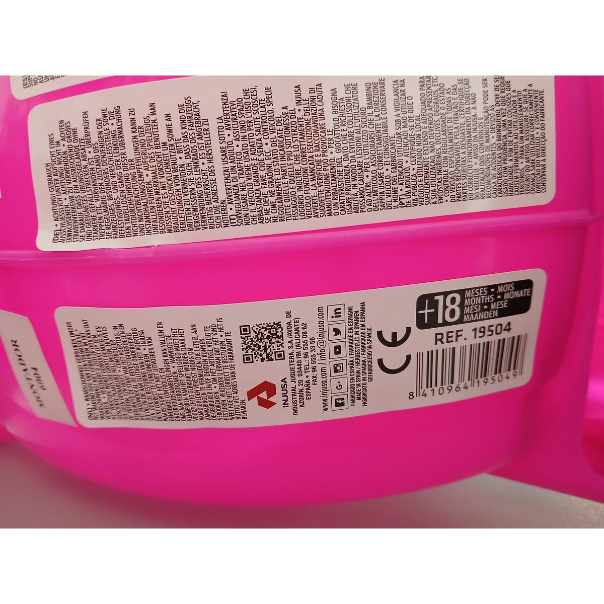 Motocicletă fără Pedale Injusa Tundra Tornado Pink