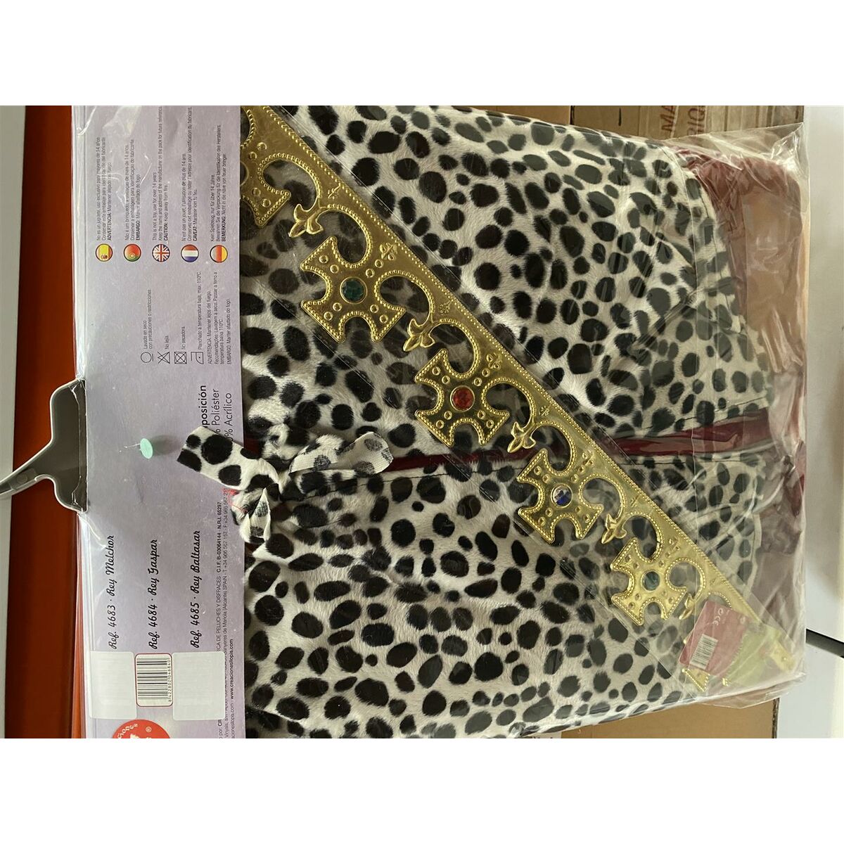 Costum Deghizare pentru Adulți Regele Mag Gaspar M/L 4 Piese