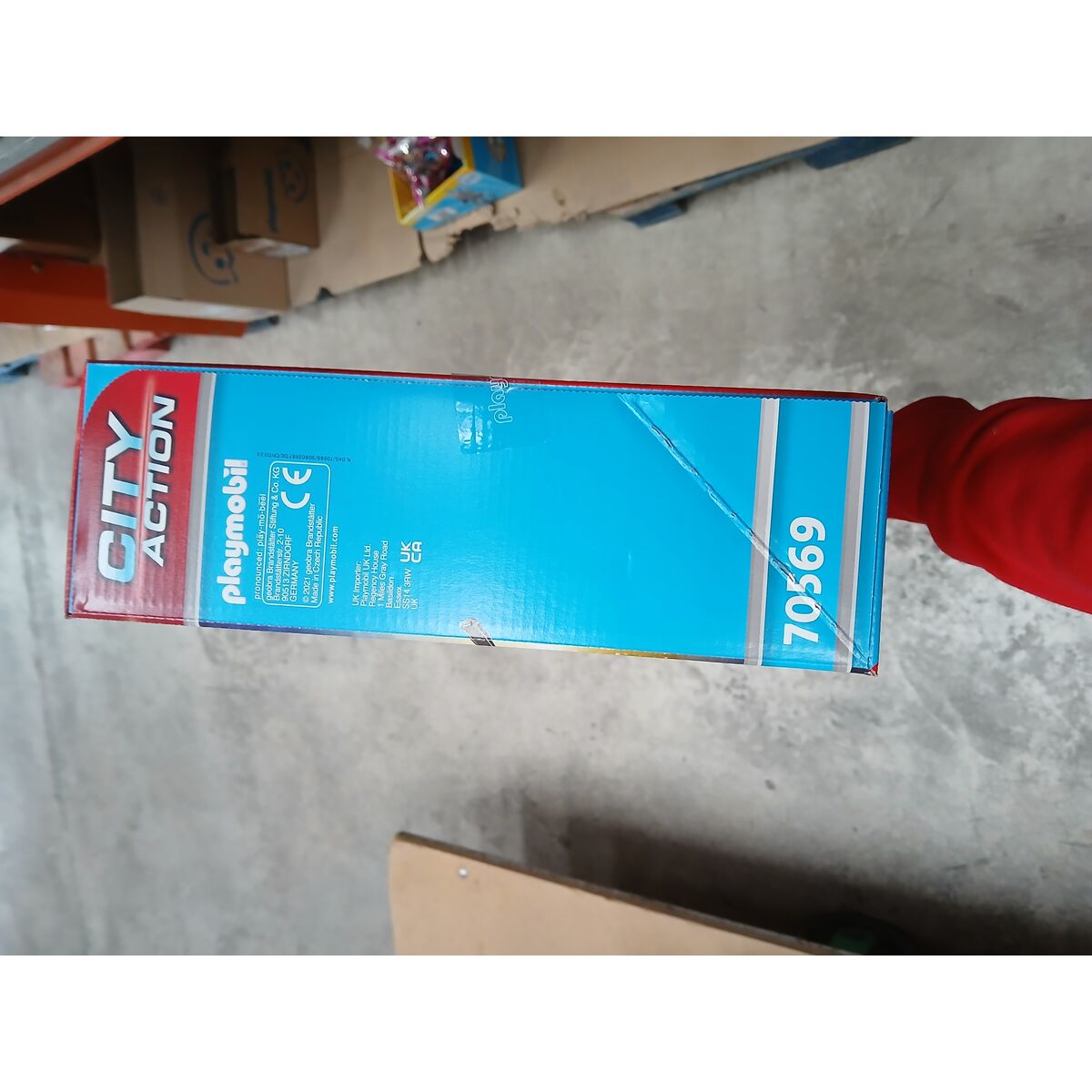 Playset  City Action Police helicopter: Parachute Chase Playmobil 70569 (19 pcs)