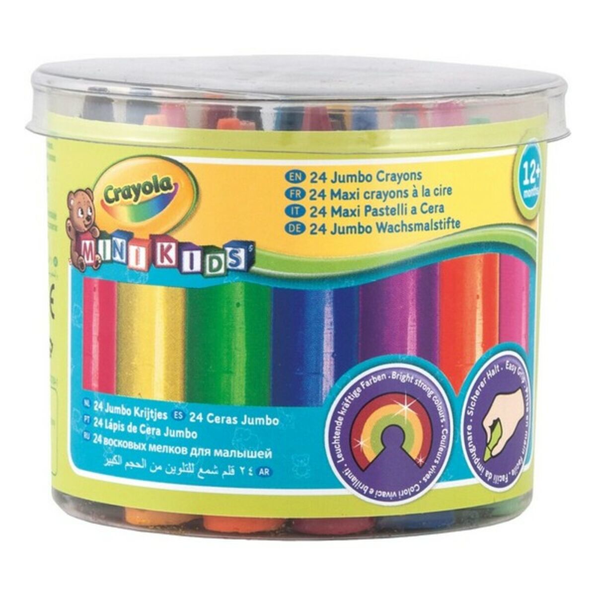 Creioane ceară colorate Crayola 2.0784 Lavabil/ă (24 pcs)