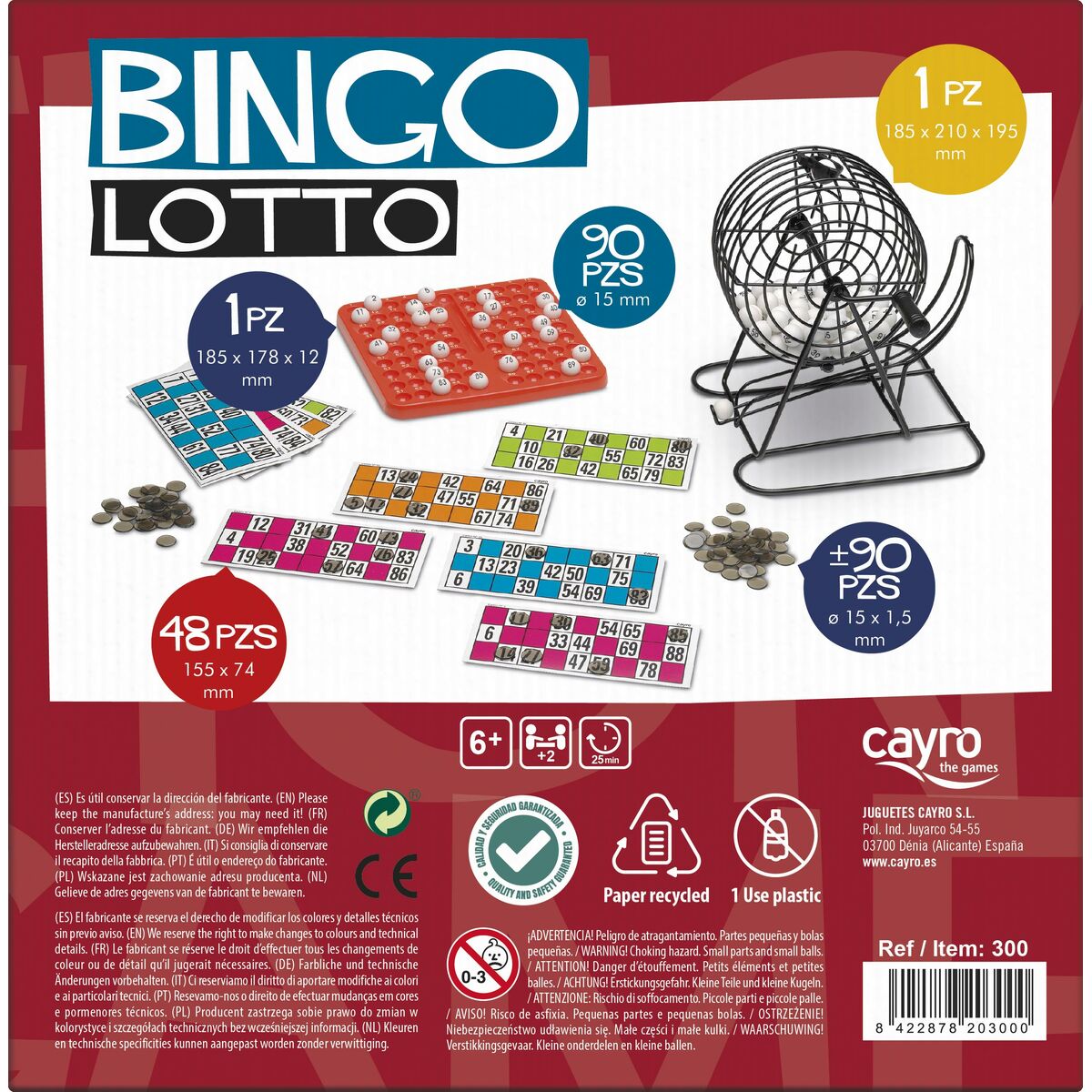 Bingo Cayro 300 (18,5 x 21 x 19,5 cm)