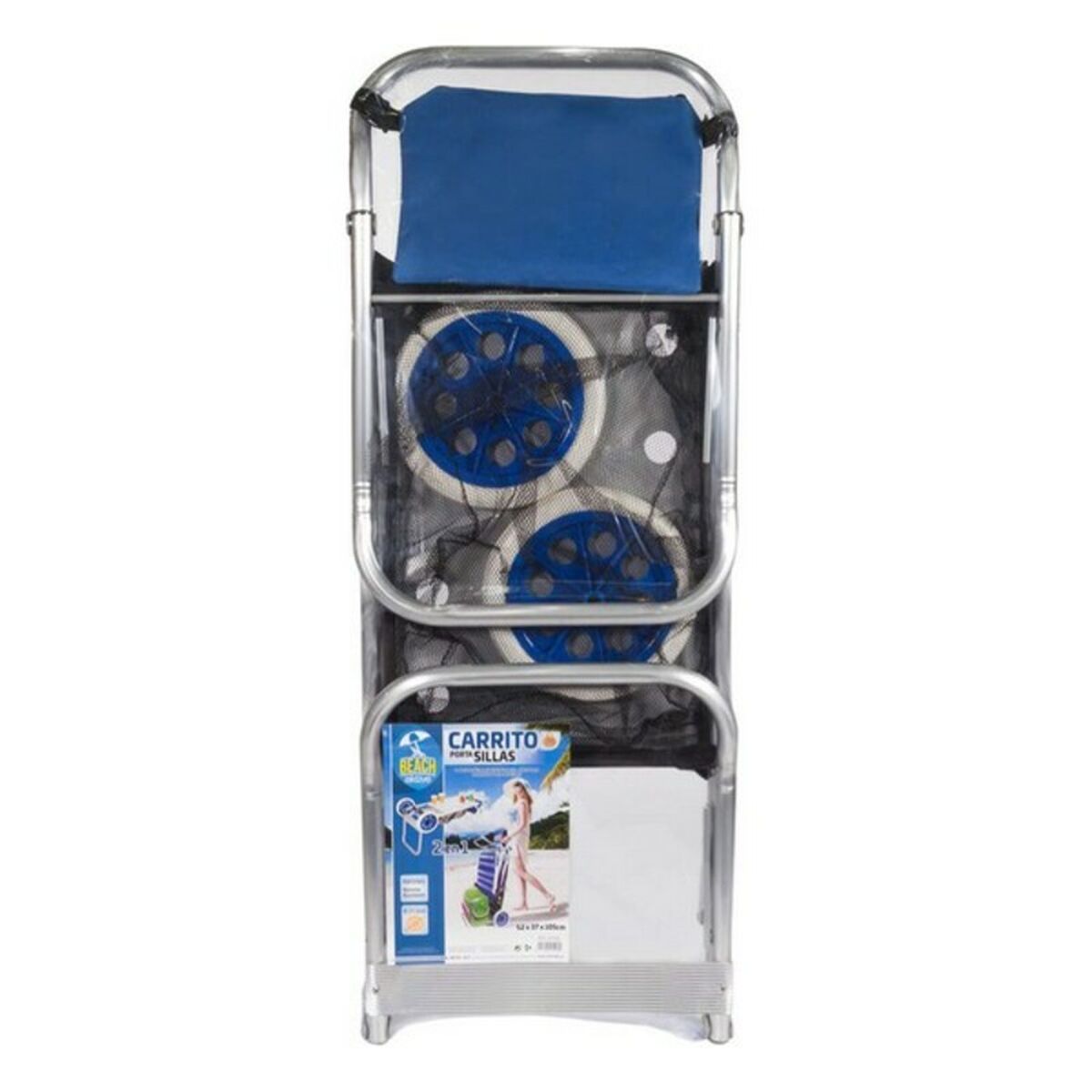 Cărucior multifuncțional de plajă Colorbaby Aluminiu