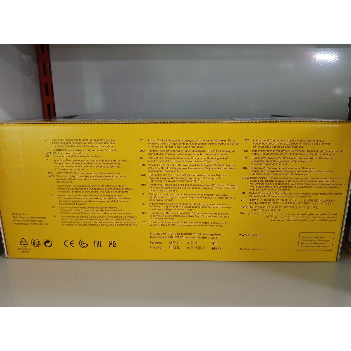 Excavator Bruder Jcb Midi Demontabil 41 x 17 cm