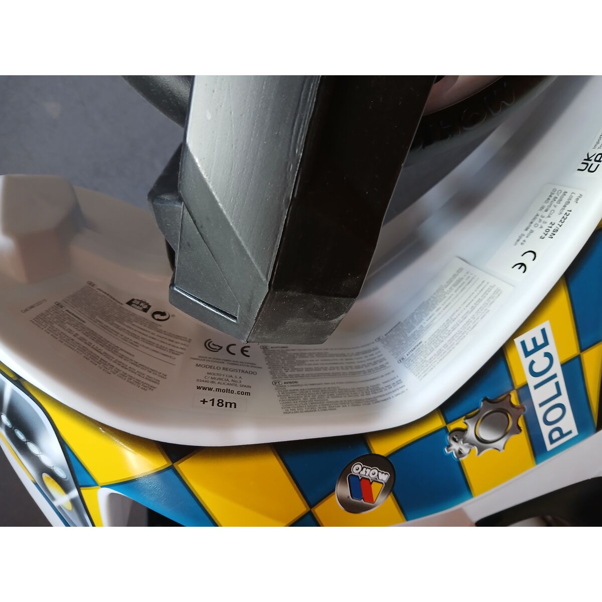 Mașină-Premergător Moltó Motocicletă Polițist (73 cm)