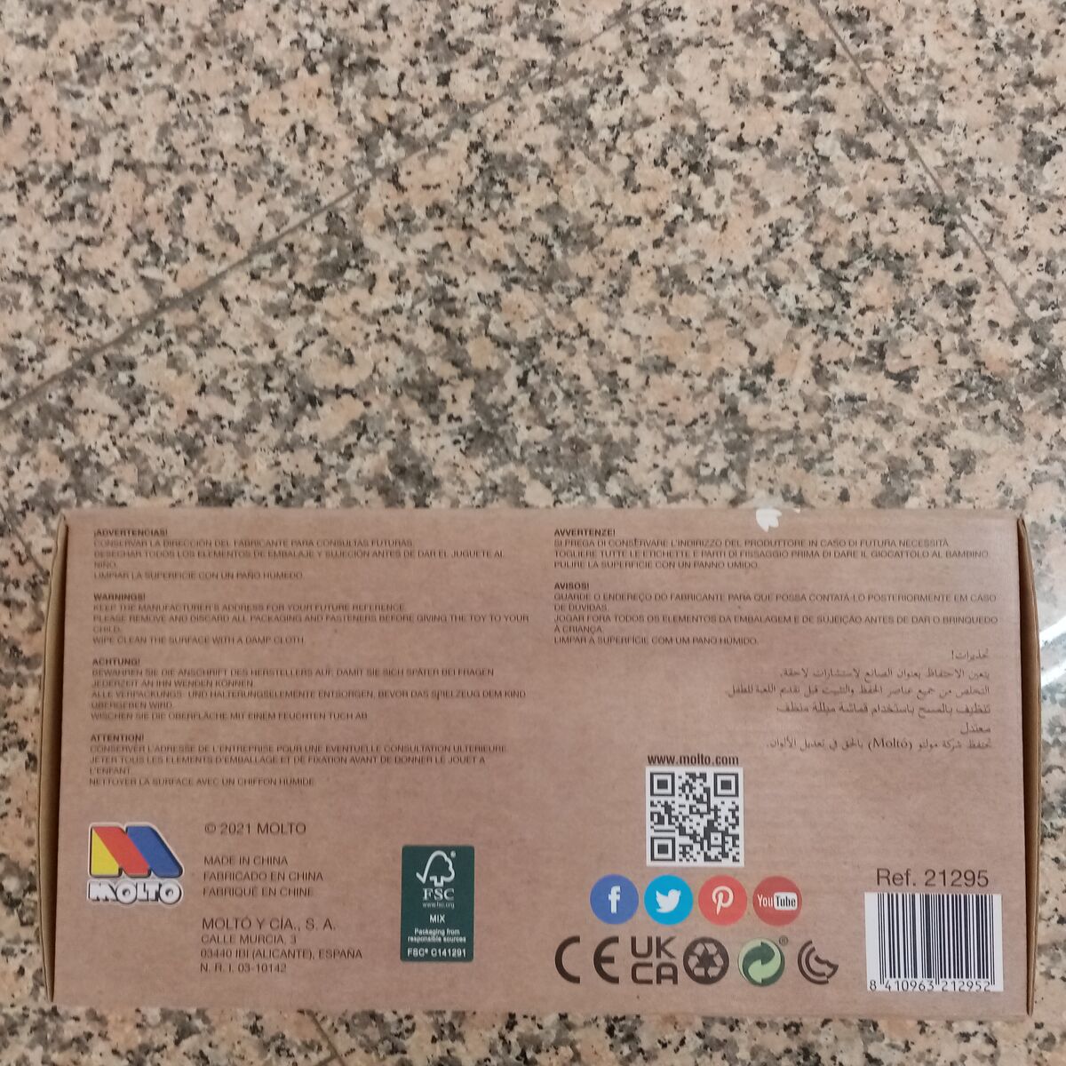 Set de Dinozauri Moltó 21295 4 Piese