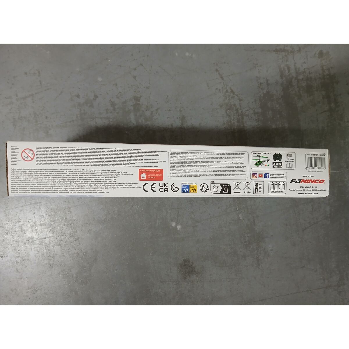 Elicopter Controlat de Radio Chicos NH90137 Negru/Verde