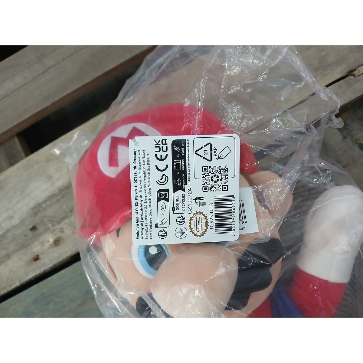 Jucărie de Pluș Simba Super Mario Bros (50 cm)