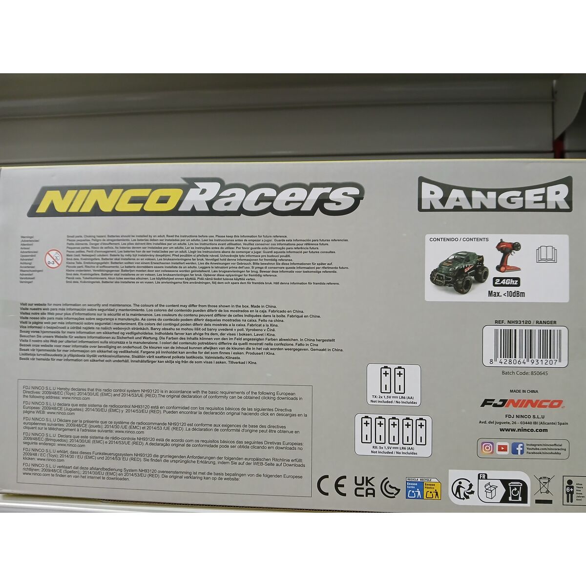 Mașină Radio Control Ninco Ranger Monster 30 x 19 x 16 cm