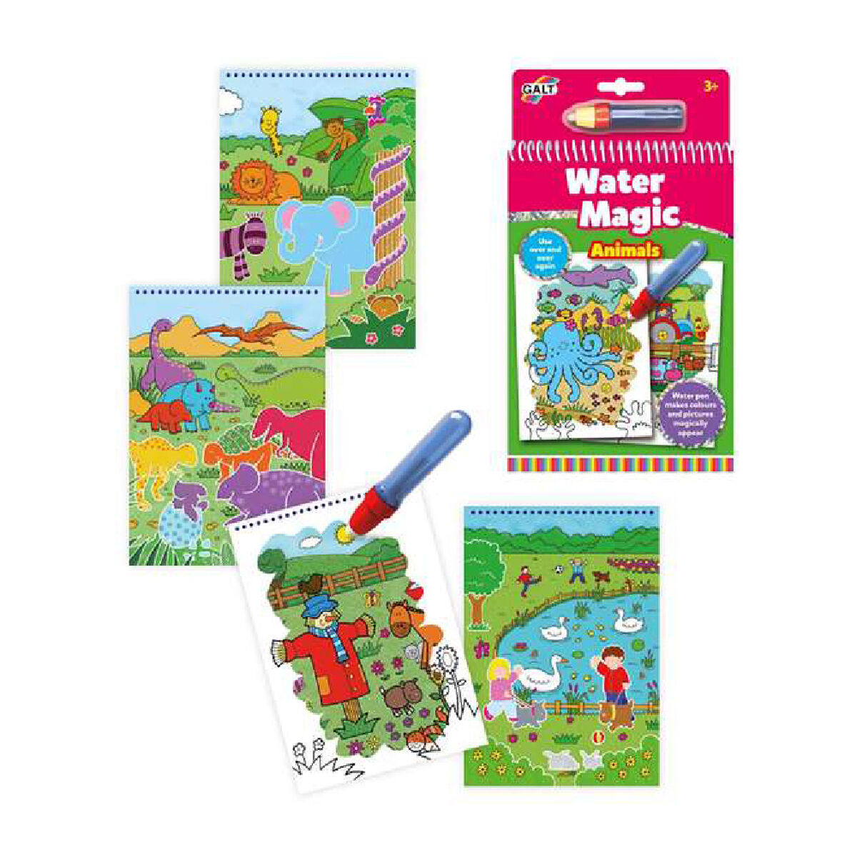 Bloc cu Desene pentru Colorat Water Magic Diset A3079H