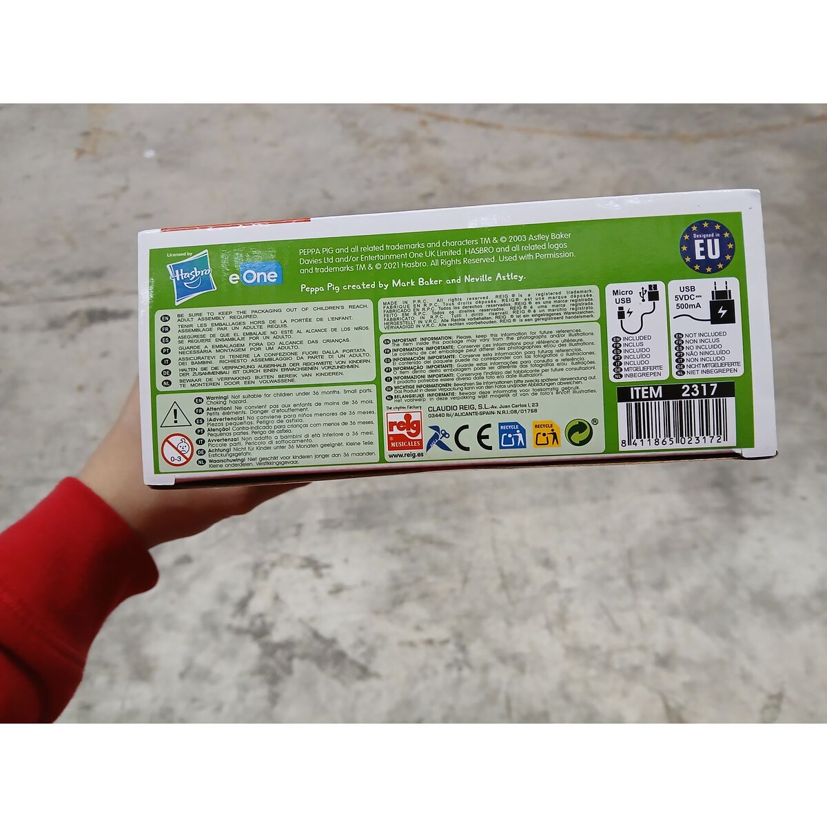 Microfon Peppa Pig Bluetooth Muzică