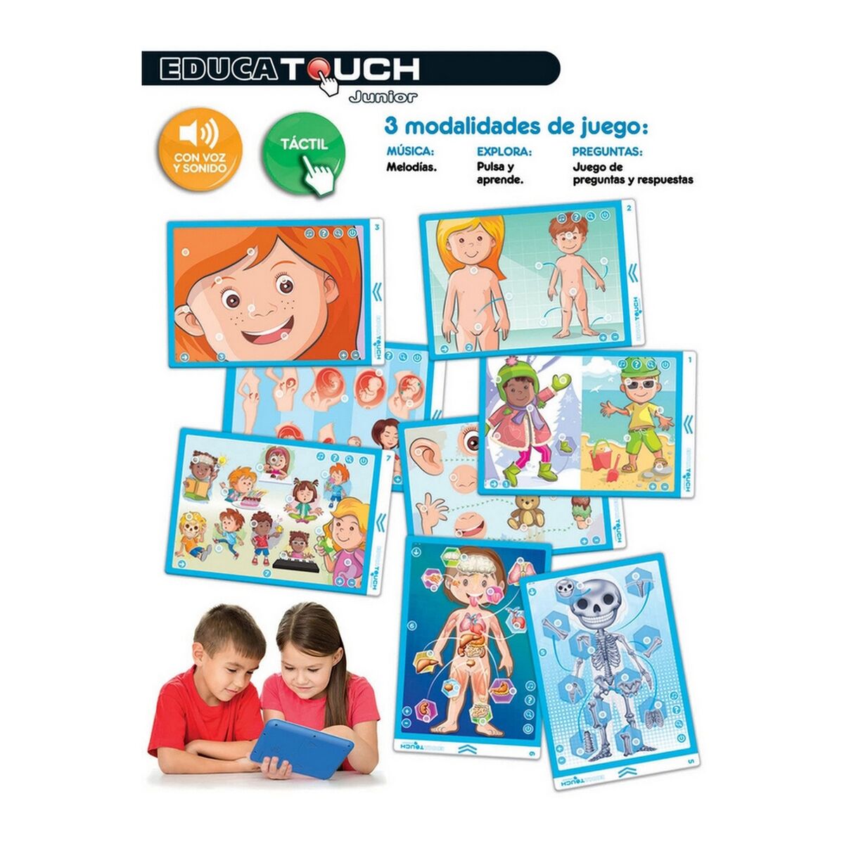 Tabletă Interactivă pentru Copii Educa Educa Touch Junior: El Cuerpo Humano