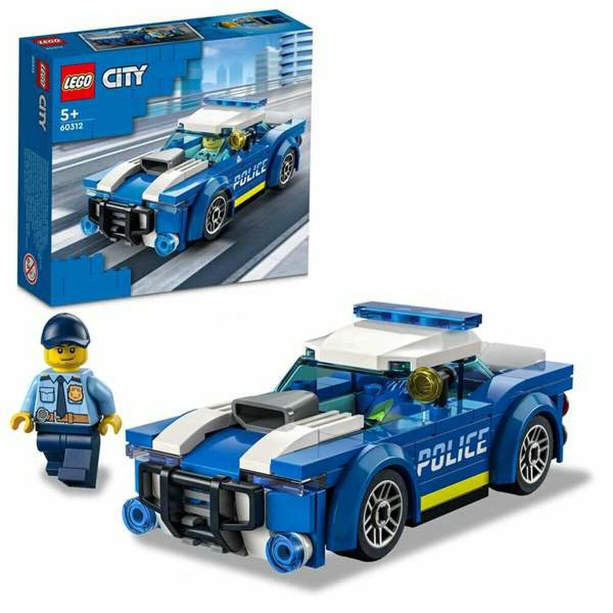 Set de Construcție Lego 60312 Police Car 60312 Multicolor 94 Piese (94 pcs)