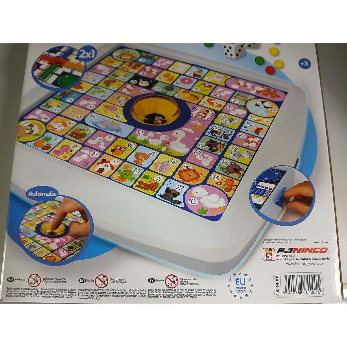 Parchis și Jocul Gâștelor Automat Chicos 27 x 27 x 4 cm