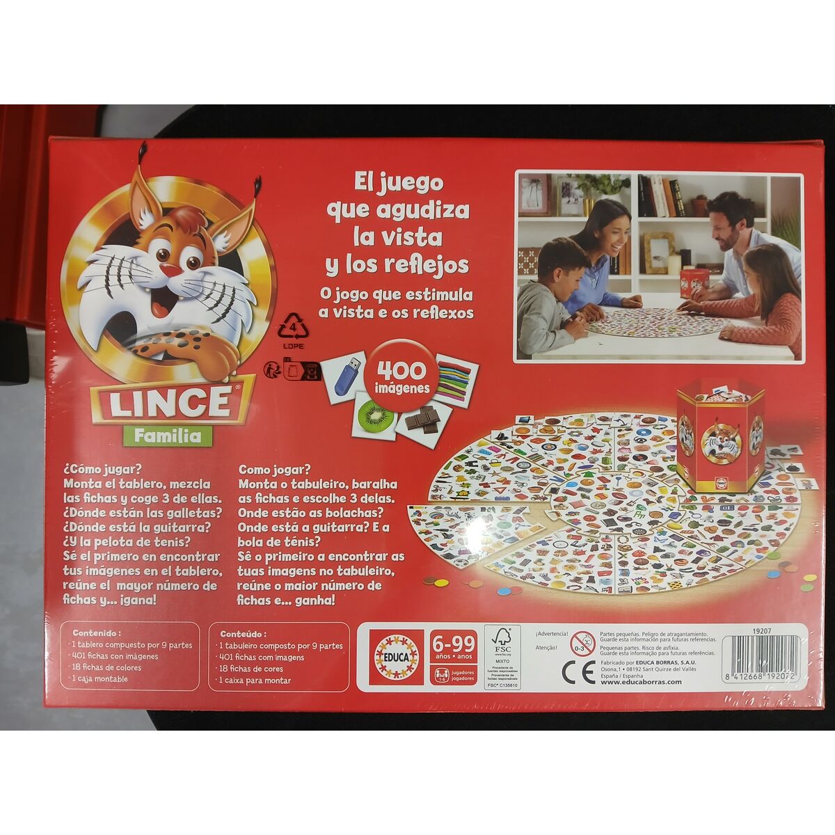 Joc de Masă Educa Lince 421 Piese