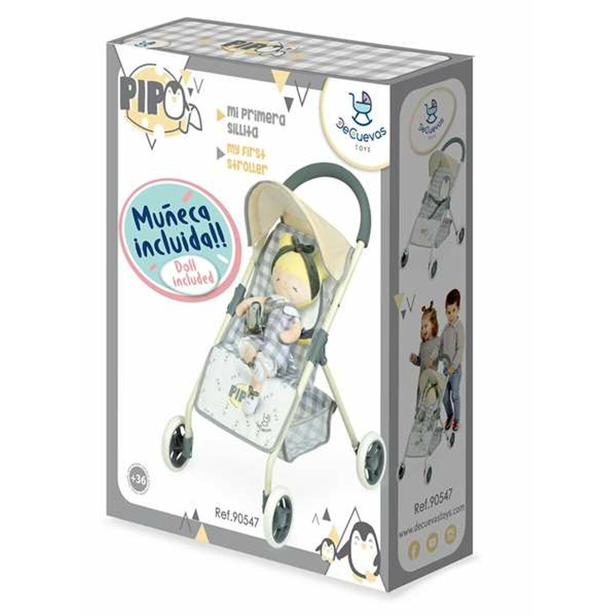 Cărucior pentru Păpuși Decuevas 34 x 50 x 55 cm