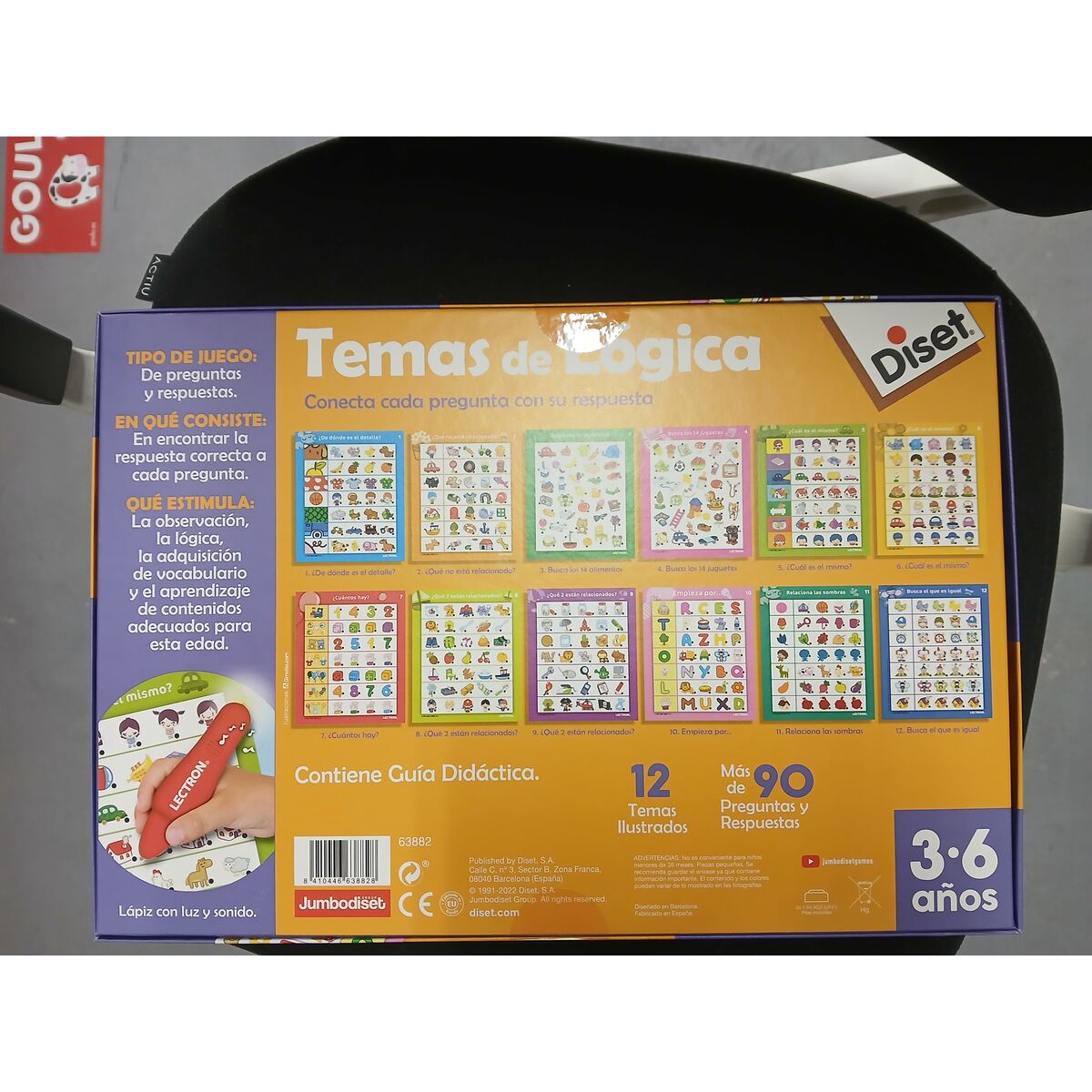 Joc Educativ Diset Temas de Lógica ES